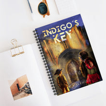 Load image into Gallery viewer, Indigo&#39;s Key Spiral Notebook - Ruled Line
